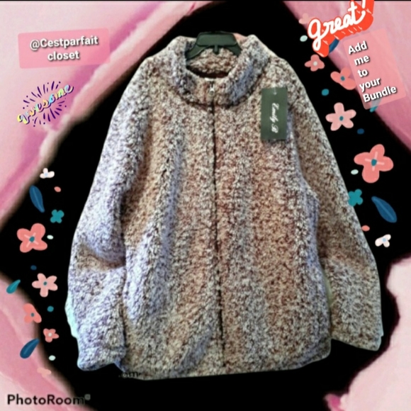 Jackets & Blazers - Emily B Ladies snow full zip Jacket-Large🌨